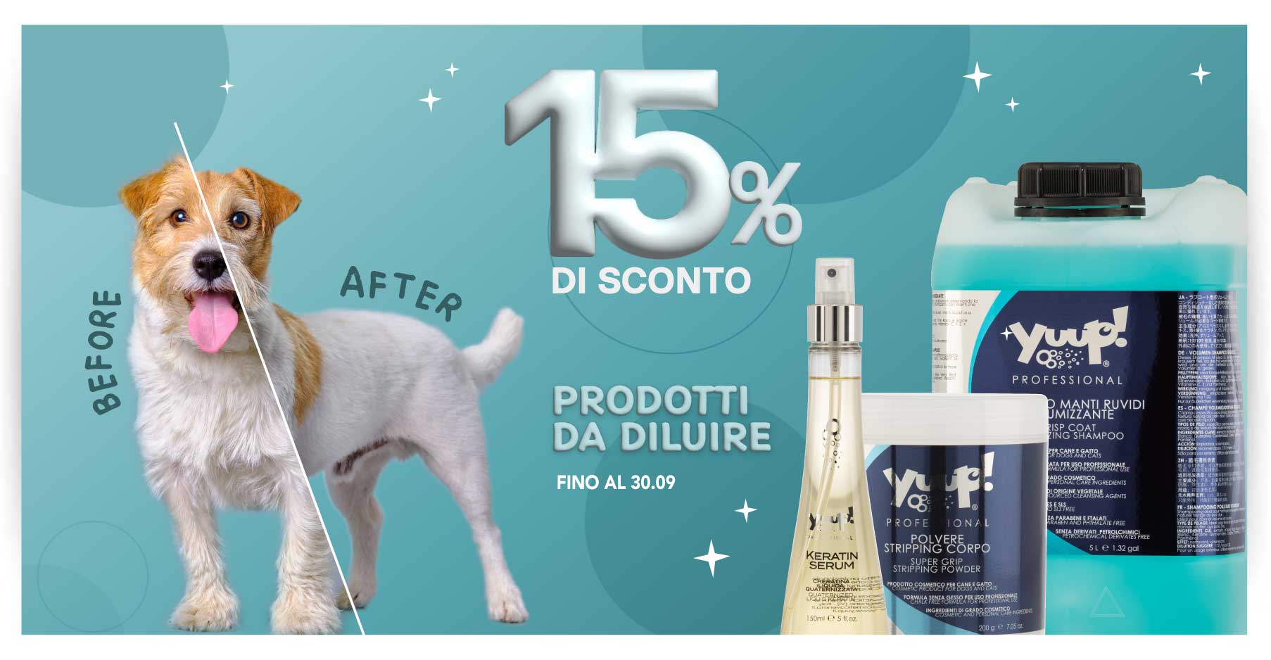 Promo manti tuvidi 15% sui prodotti professionali